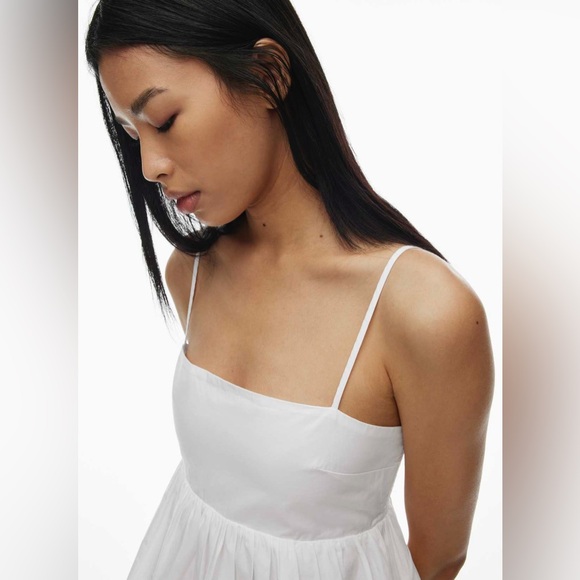 ◾️Aritzia Sunday Best Strapless Elio Poplin Dress - Picture 7 of 10
